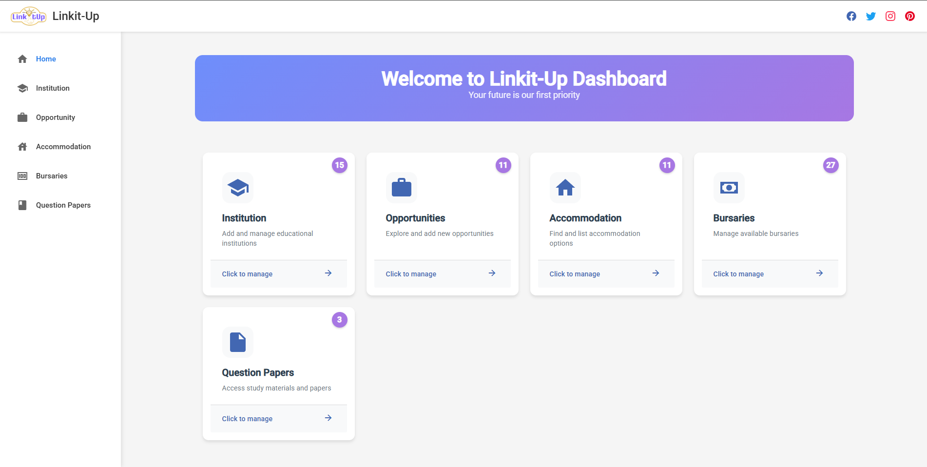 Crud Dashboard